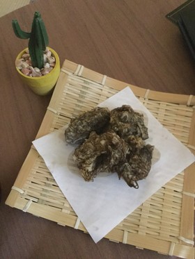 もずくの天ぷら