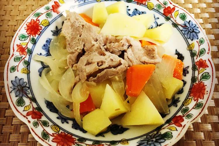 レンジで簡単 塩肉じゃが レシピ 作り方 By チビひなた クックパッド 簡単おいしいみんなのレシピが368万品