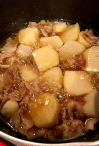 里芋と豚バラの簡単こっくり煮