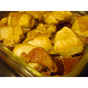 レモン風味でさっぱり☆チキンのオーブン焼き