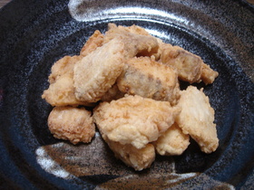かすぺの唐揚げ (青森郷土料理その1)