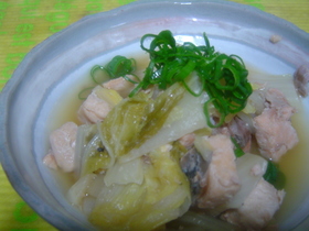 簡単♪白菜と鮭缶のくたくた煮
