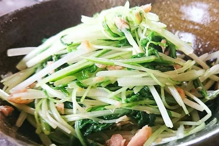 誰でも簡単 水菜とツナ炒め レシピ 作り方 By Marii クックパッド 簡単おいしいみんなのレシピが352万品