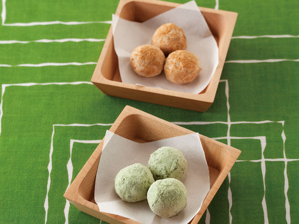 ころころクッキー(きな粉・抹茶)
