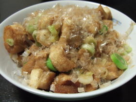 お麩の甘辛炒め煮。