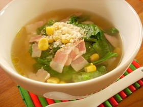 ワタシの一人メシ♪洋風スープがけご飯