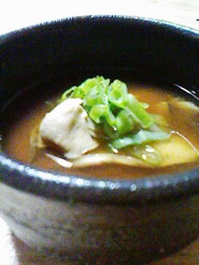 ダシは牡蠣だけ料亭の味!牡蠣のお味噌汁♪