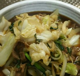 生ラムの野菜炒め