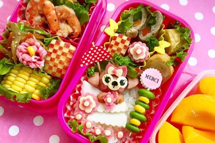 女の子 キャラ弁 シェリーメイ レシピ 作り方 By 3姉妹ママ Mic クックパッド