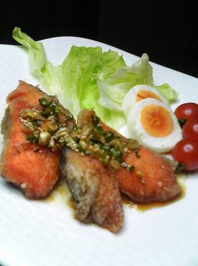 超簡単☆鮭のからっとあげ