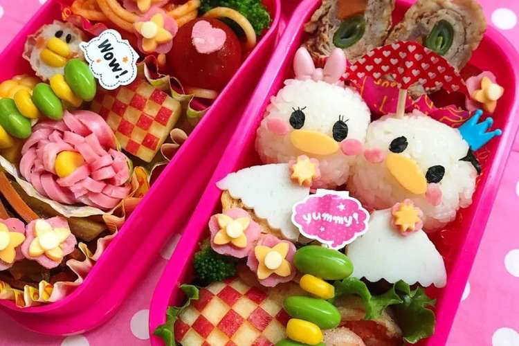 ツムツム キャラ弁 デイジードナルド レシピ 作り方 By 3姉妹ママ Mic クックパッド 簡単おいしいみんなのレシピが358万品