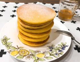 ふわふわもっちり♡かぼちゃのホットケーキ