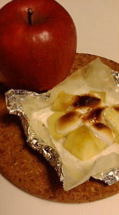 簡単焼きマシュマロリンゴの写真