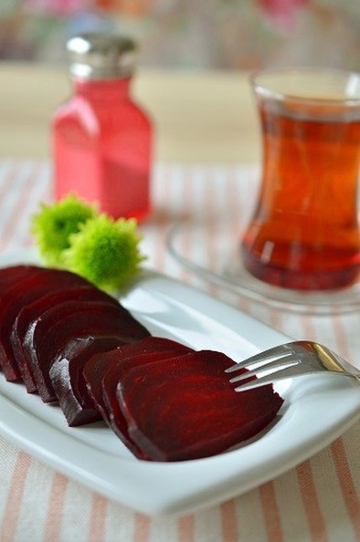 トルコの家庭料理☆焼きビーツの写真