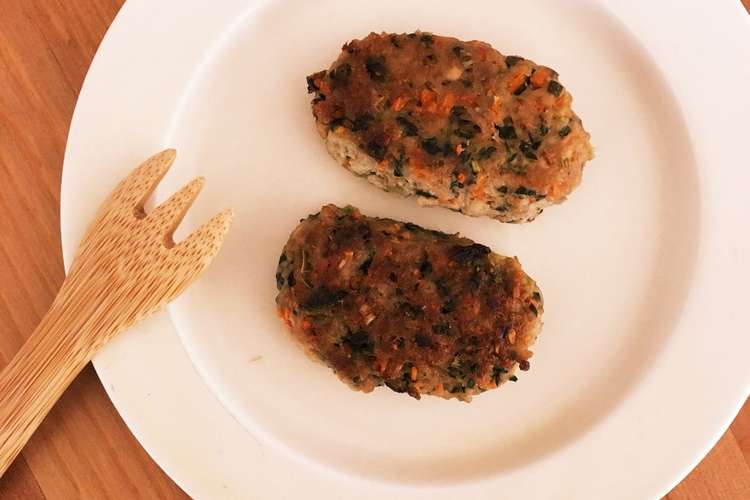 一歳 手づかみ 野菜入り豆腐ハンバーグ レシピ 作り方 By ａｋｏｒｉ クックパッド 簡単おいしいみんなのレシピが361万品