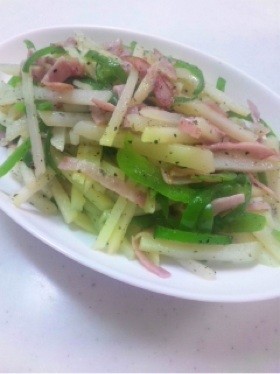 じゃがいものシャキシャキ炒め
