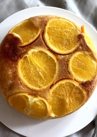 炊飯器で簡単！オレンジのチーズケーキ