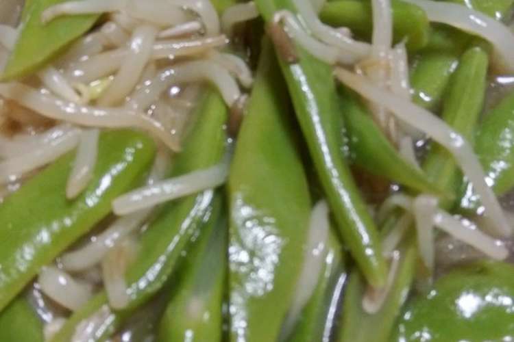 ささぎともやしの煮炒め 鶏ガラの素で レシピ 作り方 By ナチュラルクローバ クックパッド 簡単おいしいみんなのレシピが352万品