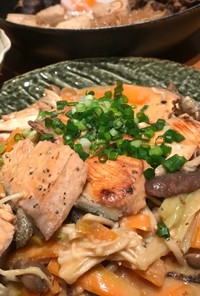 鮭の味噌マヨちゃんちゃん焼き