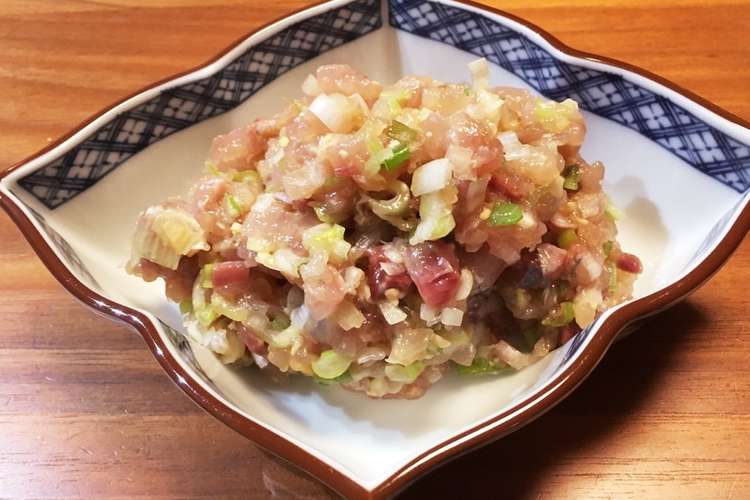 ふくらぎのなめろう レシピ 作り方 By なちゅcafe クックパッド 簡単おいしいみんなのレシピが354万品