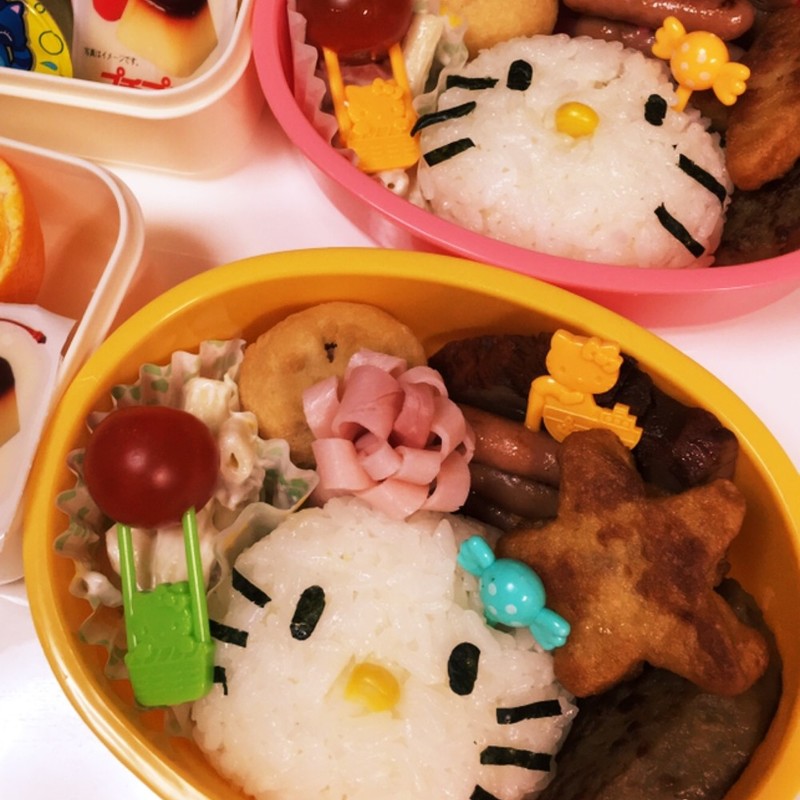 みんなが作ってる キャラ弁 キティちゃんのレシピ クックパッド 簡単おいしいみんなのレシピが340万品