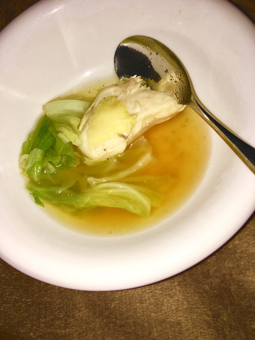 10分ササミキャベツスープの画像