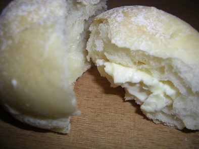 Wクリームチーズ白パン❤の写真