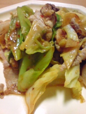 キャベツと豚肉(味噌ver)