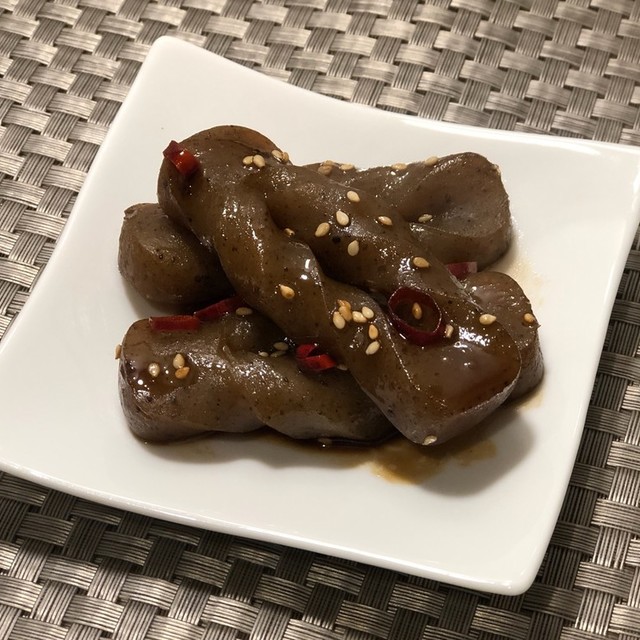 簡単 ピリ辛 結びこんにゃくの甘辛煮 レシピ 作り方 By Cocookstd クックパッド 簡単おいしいみんなのレシピが352万品