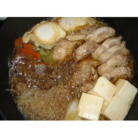 おぅちにあるもので!具だくさんすきやき煮