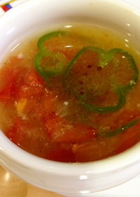 カニ缶トマトスープ