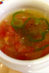 カニ缶トマトスープ