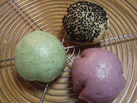 蒸しパン3種