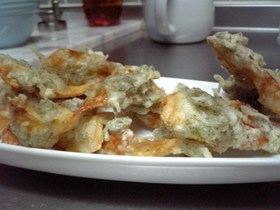 じゃこ入り☆ちくわの磯辺揚げ