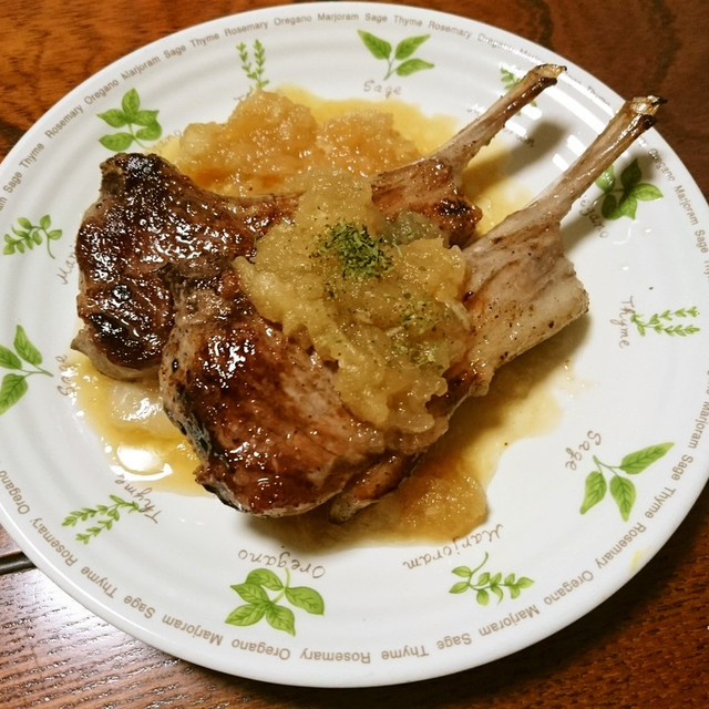ラム肉のりんごソースかけ レシピ 作り方 By こっこにゃん クックパッド 簡単おいしいみんなのレシピが354万品