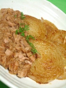 玉ねぎステーキ★ツナマヨソース