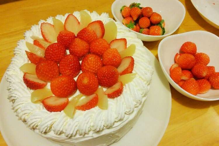 10月生まれ 苺のショートケーキ レシピ 作り方 By さくさくmomo クックパッド 簡単おいしいみんなのレシピが357万品