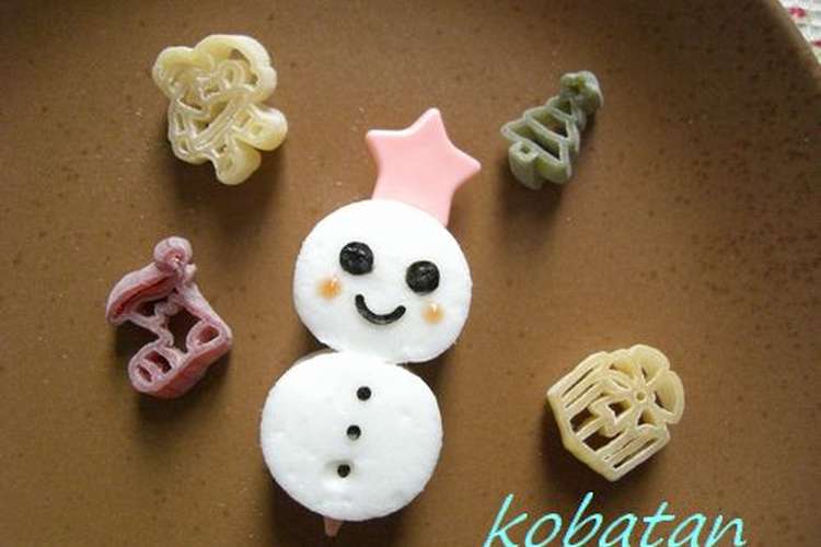 お弁当に はんぺんの雪だるま キャラ弁 レシピ 作り方 By こばたん クックパッド 簡単おいしいみんなのレシピが364万品