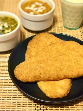 糖質制限◆簡単美味しい!おからナン