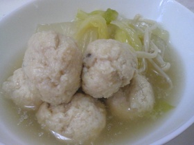 簡単!!おからで鶏だんごスープ♥