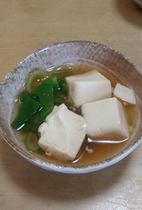 葱豆腐