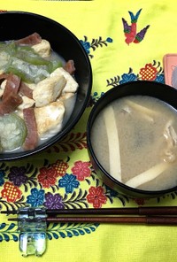 沖縄郷土料理いなむどぅち 献立 豚汁似
