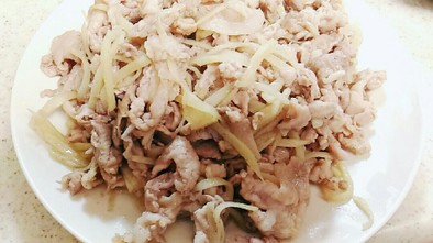 今が旬❤新生姜と豚肉の塩炒め❤の写真