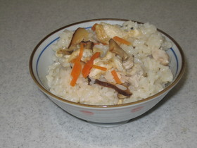 圧力鍋で作る炊き込みご飯♪