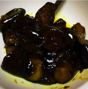 ナスのカレー炒めの写真