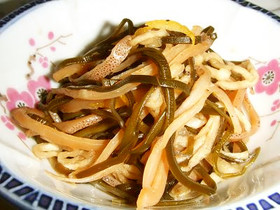 即席松前漬け