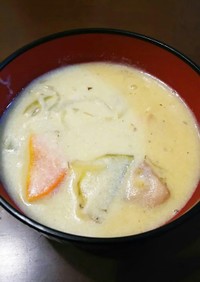 さつま芋と豆乳のスープ