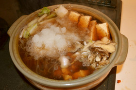 低GIでさっぱり鶏むね肉のみぞれ鍋