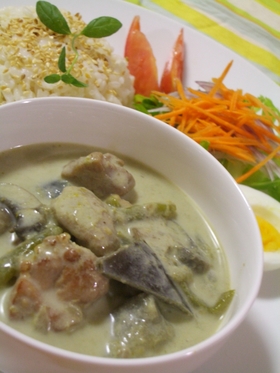 くせになる味★タイ料理グリーンカレー