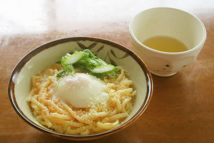 チーズたらこ釜玉うどん 白だしつゆ付き レシピ 作り方 By ﾋﾟｰさんのﾟｰﾟﾟ クックパッド 簡単おいしいみんなのレシピが366万品